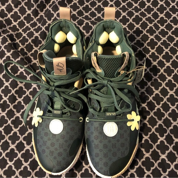 Adidas Mens James Harden Vol. 6 Basketball Shoes Green Oxide GW9032 Sz 10 Floral - Picture 10 of 11